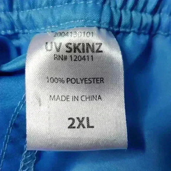 UV Skinz Men's Classic Swim Trunks UPF 50 Protection sz 2XL - Picture 8 of 9